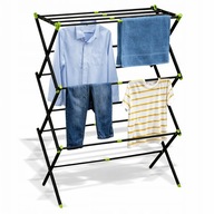 Pionowa suszarka do ubrań prania 10 m stalowa składana balkonowa stojąca