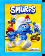 Naklejki Smerfy 1/2022, zestaw 15 saszetek 75 naklejek