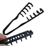 Grzebień do modelowania czarny plastikowy