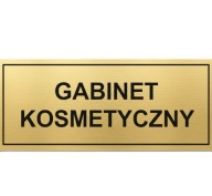 Tabliczka na drzwi laminat grawerski 20x7 cm gabinet kosmetyczny