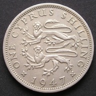 Cypr 1 shilling 1947 - król Jerzy VI