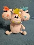 Szydełkowy trzy głowy smok