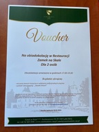Vouchera na obiadokolację dla 2 osób w Zamku na Skale