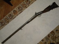 Strzelba dubelt., czarnoprochowa / kapiszonowa, kal. 17 mm, sprzed 1885 r