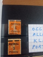Znaczki landów okup Niemiec Memell 1....Kl AF5