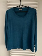 sweter damski w kolorze morskim
