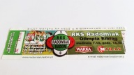bilet RADOMIAK Radom - OLIMPIA Elbląg 07.10.2007