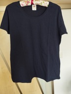 T-SHIRT DAMSKI BAWEŁNIANY GRANATOWY NOWY R.XXL