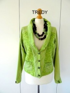 TREDY ZIELONA WEŁNIANA KATANA 40/42