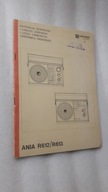 Instrukcja serwisowa , katalog czesci, schematy - Radio ANIA R612/R613