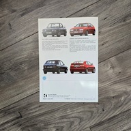 VW Volkswagen 1993 Polski Golf Cabrio Corrado Polo Vento Passat Golf GTI