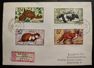 !! ZWIERZĘTA - Niemcy 1970 - KOPERTA - LIST POLECONY - STAN BDB !