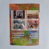 4070 - 73 ** Bl.199 Impresjonizm w malarstwie polskim / 2005
