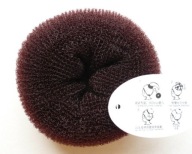 Wypełniacz do koka donut duży brązowy 10 cm - 2 szt.