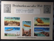 Anglia kolonie brytyjskie kas - Niger ZEPPELIN na karcie