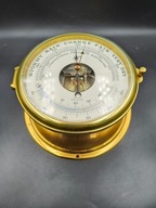 Piękny okrętowy barometr z termometrem Schatz , Niemcy