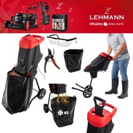 ROZDRABNIACZ DO GAŁĘZI RĘBAK ELEKTRYCZNY MOCNY SAMOZASYSAJĄCY 3600W + TORBA