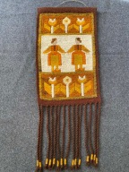 Kilim/sumak pełny wełniany "Gaździny" - ZWW z metką ok. 27x43cm