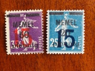 Mi-47,48 1921r Memel okupacja niemiecka