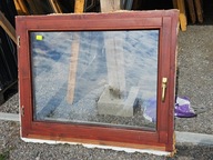 OKNO Drewniane Sosnowe 117x93cm poziome