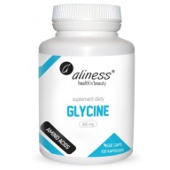 Aliness glicyna 800 mg 100 kaps vege kwas aminooctowy aminokwas sen pamięć
