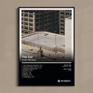 Plakat A3 Arctic Monkeys The Car Rap indie rock Album Prezent