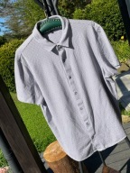 B Koszula Michael Kors szare subtelne artystyczne romby rozmiar XL