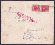 1917 Poczta Miejska Warszawa stempel Fi 2 a
