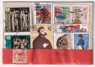 DDR Pakiet 50 różnych znaczków stemplowanych lata 1970-85