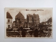 Pocztówka Szczytno I wojna światowa Ortelsburg Ostpreussen Markt rynek