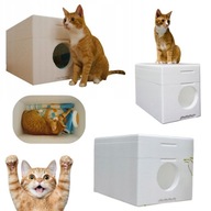 BUDA BUDKA DOMEK DLA KOTA LEGOWISKO BIALA DOCIEPLANA NA ZIME CIEPLA