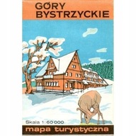 Góry Bystrzyckie mapa turystyczna 1989