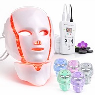 PROFESJONALNA MASKA LED 7 KOLORÓW DO TWARZY I SZYI