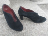 GABOR OptiFit nr 41/7G UK wygodne i eleganckie granatowe czółenka skóra