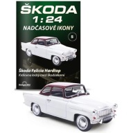 SKODA FELICIA HARDTOP Škoda nadčasové ikony nr 5 DeAgostini 1:24 Kultowe