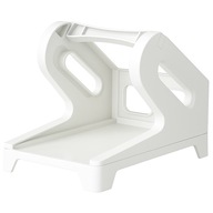 STOJAK DO ETYKIET TERMICZNYCH DOZOWNIK UCHWYT PODAJNIK NA ETYKIETY BIAŁY