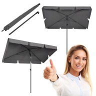 DUŻY PARASOL BALKONOWY PROSTOKĄTNY NA BALKON ŁAMANY OGRODOWY UV 200x130cm