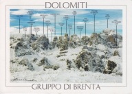 WŁOCHY - DOLOMITI - DOLOMITY - GRUPPO DI BRENTA - GÓRY