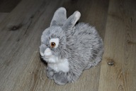 pluszak maskotka szary królik króliczek zając