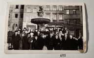 zdj.Lwia fontanna na rynku w Kłodzku/lata1955-60
