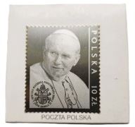 Srebrny Znaczek Pocztowy JP2 2003 + Etui Ochronne