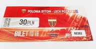 bilet POLONIA Bytom - LECH Poznań 07.11.2009