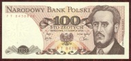 100 zł. 1979 r. ser. FT UNC b. rzadka seria - PIĘKNY !!!