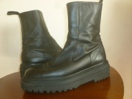 KOZAKI-ZARA-DAMSKIE -R-40-WKŁ-26,5CM-SKÓRA NAT-ZNAKOMITE,