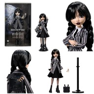LALKA MONSTER HIGH X WEDNESDAY SZKOLNY MUNDUREK HXJ04 MROCZNA LALKA