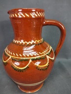 Stary Polski wazon ceramiczny sygnowany- piękny stan