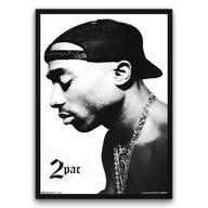 Plakat w ramce 30x40 cm 2Pac hip-hop rap legenda muzyki