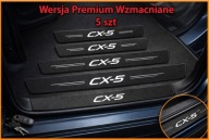 5 szt - Mazda CX-5 Naklejki ochronne na progi Bagażnik Dopasowane Premium