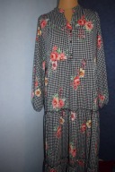 PIĘKNA SUKIENKA W KWIATY NOWA Z WISKOZY_44