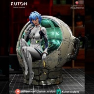 Żywica figurka Rei Ayanami 1/10